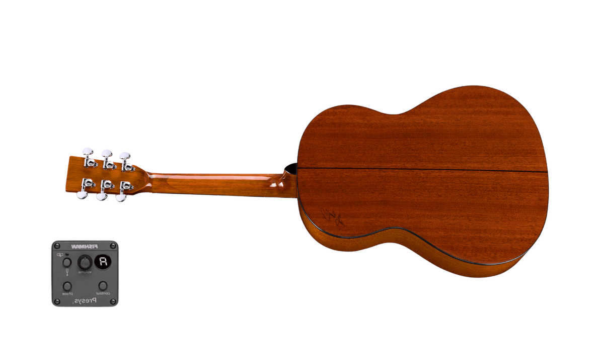 38 inch Parlor Size Solid African Mahogany Acoustic Electric Left Handed