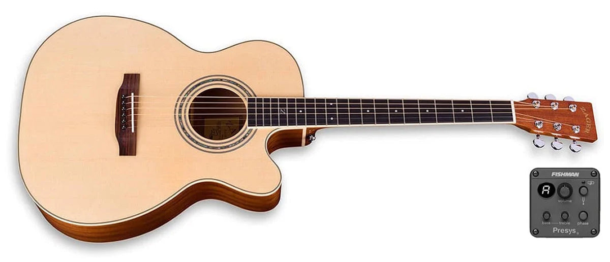 ZAD50CE Solid Spruce/Mahogany Acoustic Electric Smaller “OM” Size