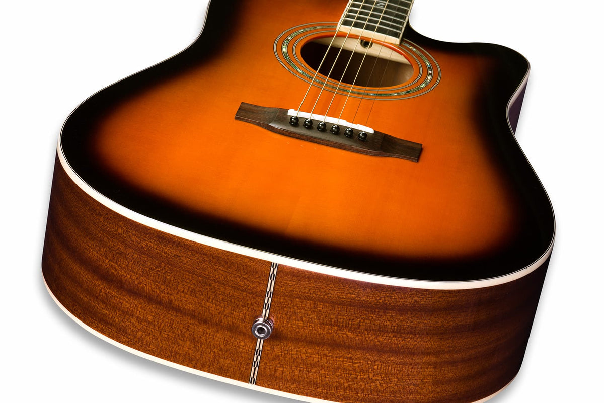 zad50ce sunburst guitar