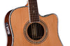 ZAD80CE Left Handed Solid Cedar/Rosewood Acoustic Electric "AURA" Pro Series