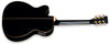 ZAD900CE Solid Spruce/Rosewood Acoustic Electric AURA Smaller "OM" Size Limited Edition Black Lacquer