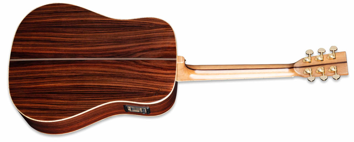 ZAD900E Solid Spruce/Rosewood Acoustic Electric AURA Full Box 50th Anniversary Tobacco Sunburst Pro Series