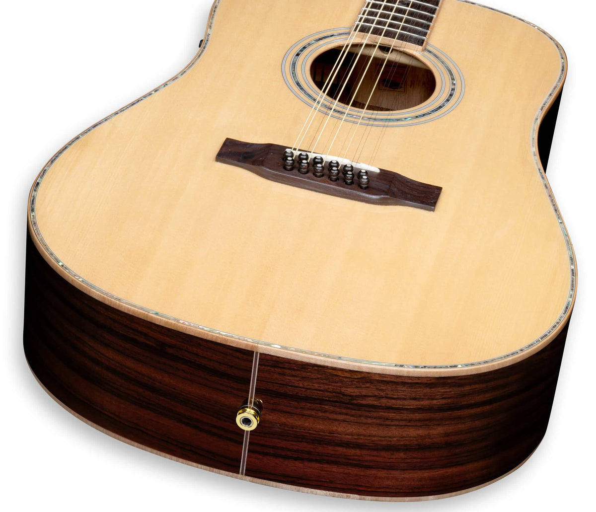 ZAD900E 12 String Solid Spruce/Rosewood Acoustic Electric AURA Pro Series - DEAL OF THE DAY