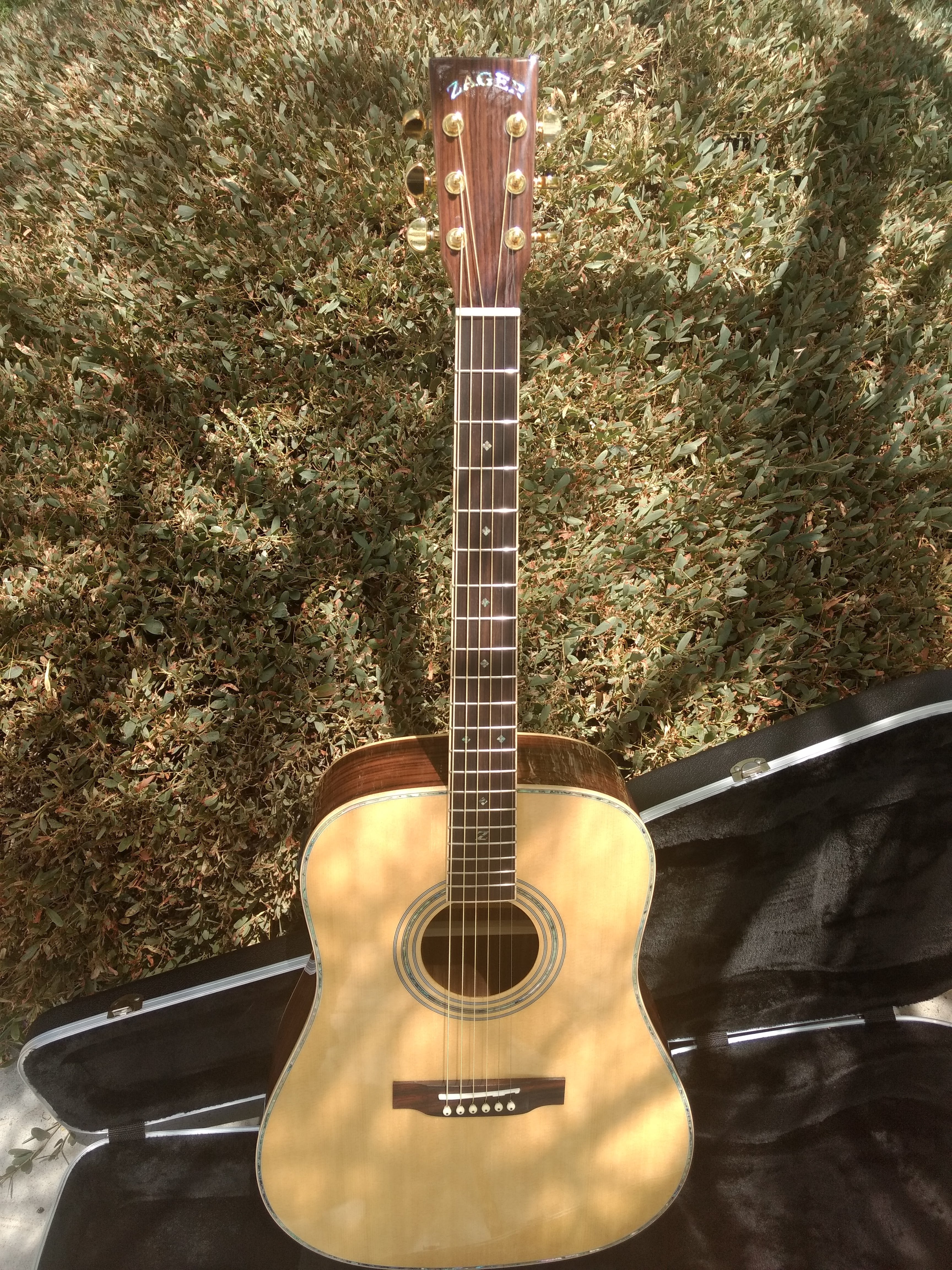 ZAD900E Solid Spruce/Rosewood Acoustic Electric AURA Pro Series Full Box
