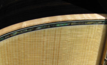 Hand Bent Figured Maple Binding