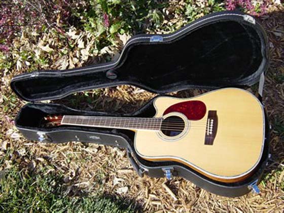 hardshell guitar wood case