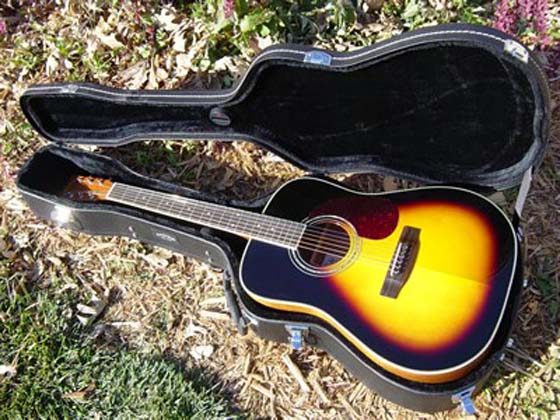 hardshell guitar wood case