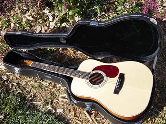 hardshell guitar wood case