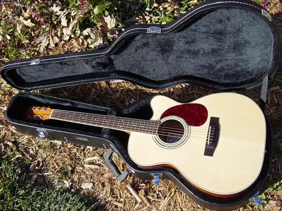 hardshell guitar wood case