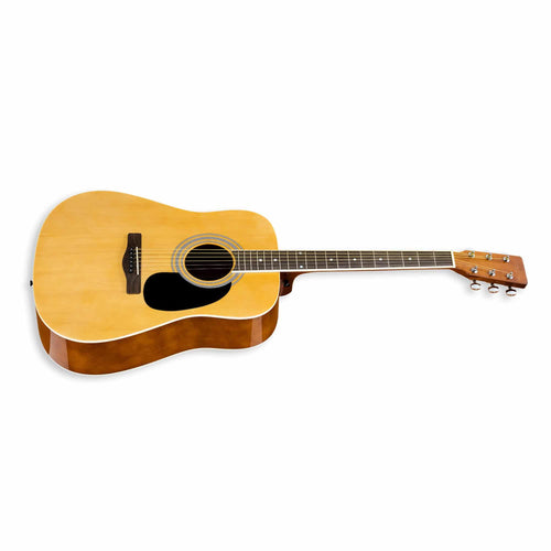 Easy Play No Sore Fingers Acoustic Electric Guitar Package 41 Inch Full Size With Auto Tuner