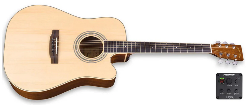 ZAD50CE Solid Spruce/Mahogany Acoustic Electric Natural