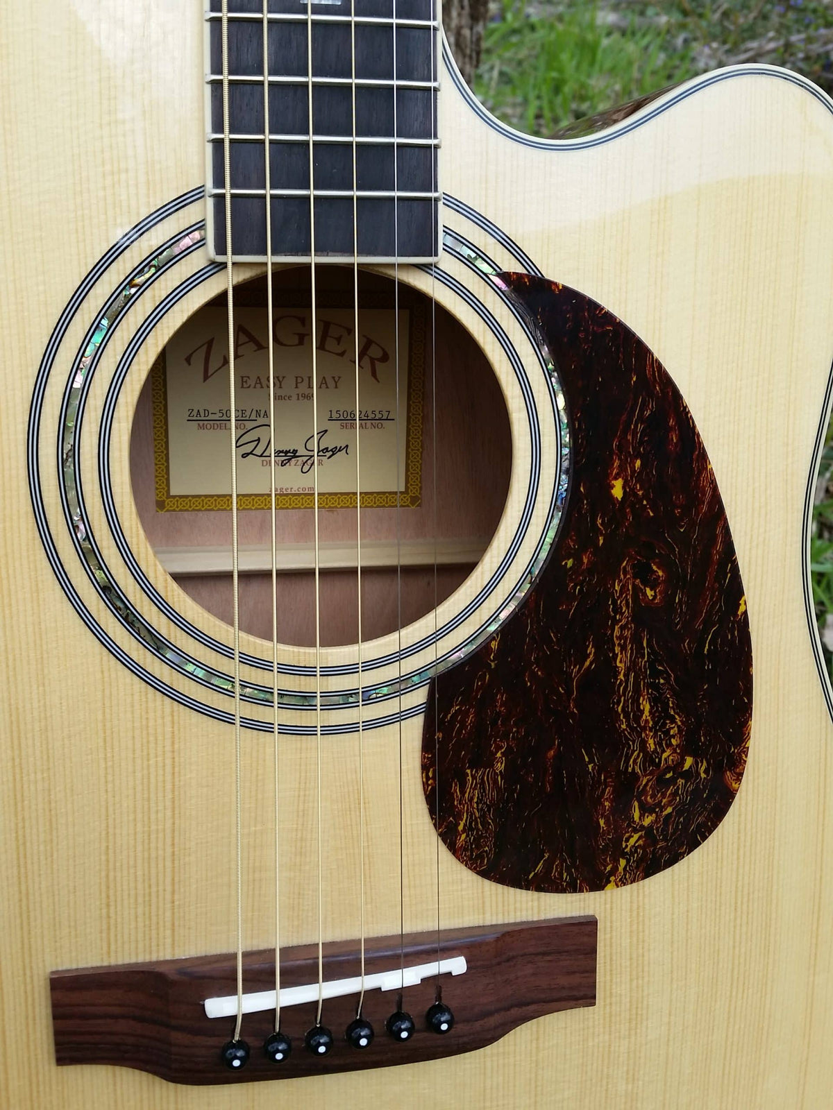 zad50ce natural guitar