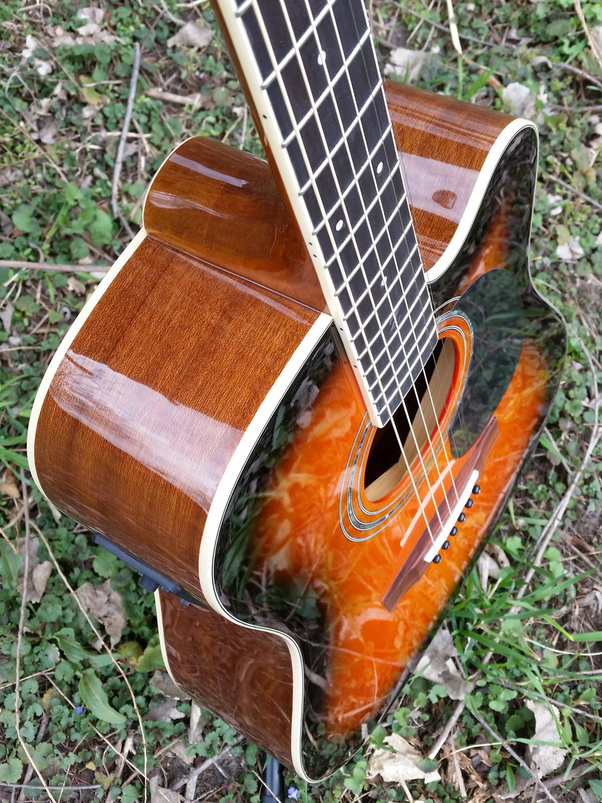 zad50ce sunburst guitar