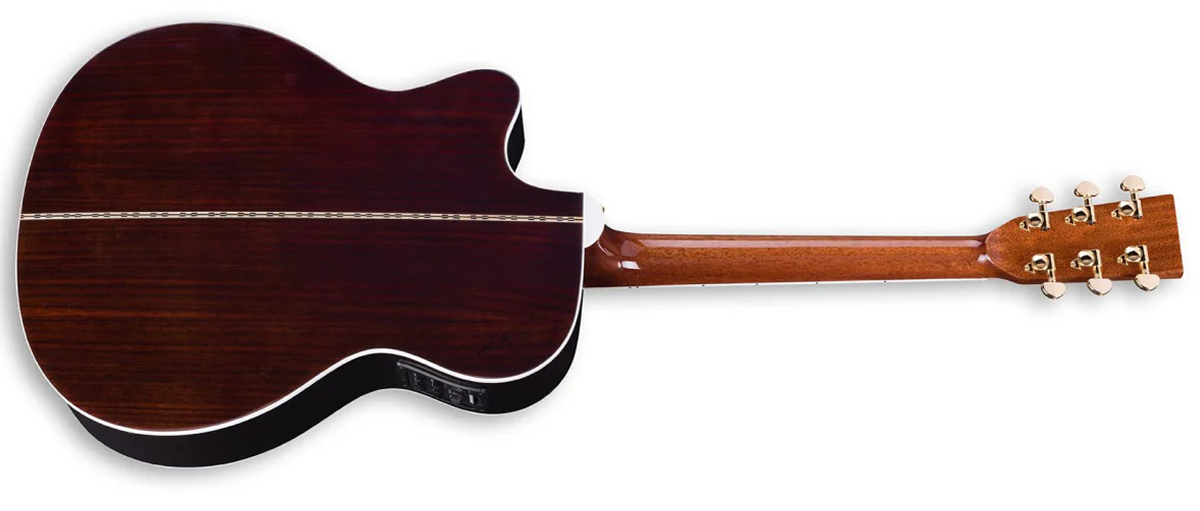 ZAD80CE Solid Cedar/Rosewood Acoustic Electric Smaller “OM” Size Pro Series