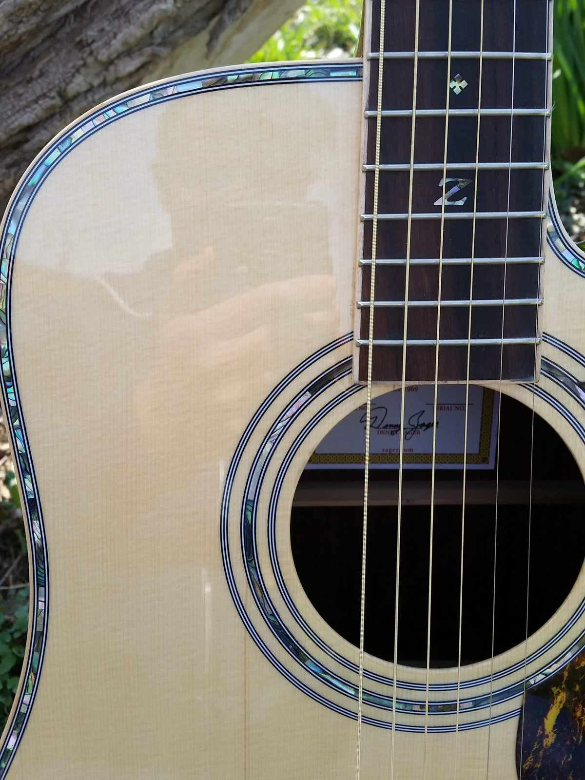 zad900ce solid spruce acoustic guitar