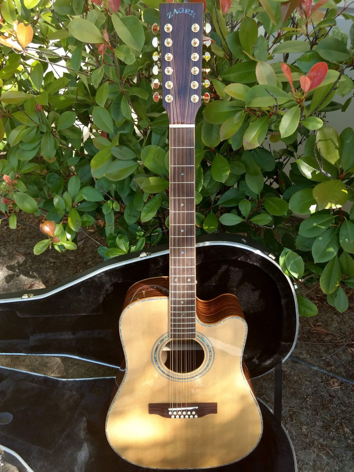 ZAD900CE 12 String Solid Spruce/Rosewood Acoustic Electric AURA Pro Series - DEAL OF THE DAY