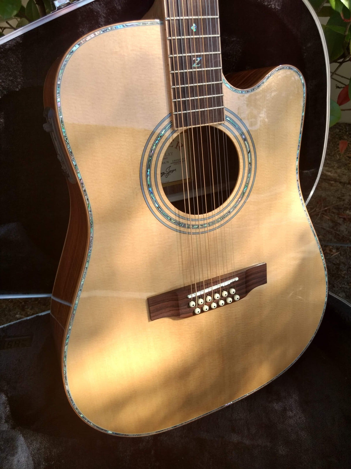 ZAD900CE 12 String Solid Spruce/Rosewood Acoustic Electric AURA Pro Series - DEAL OF THE DAY