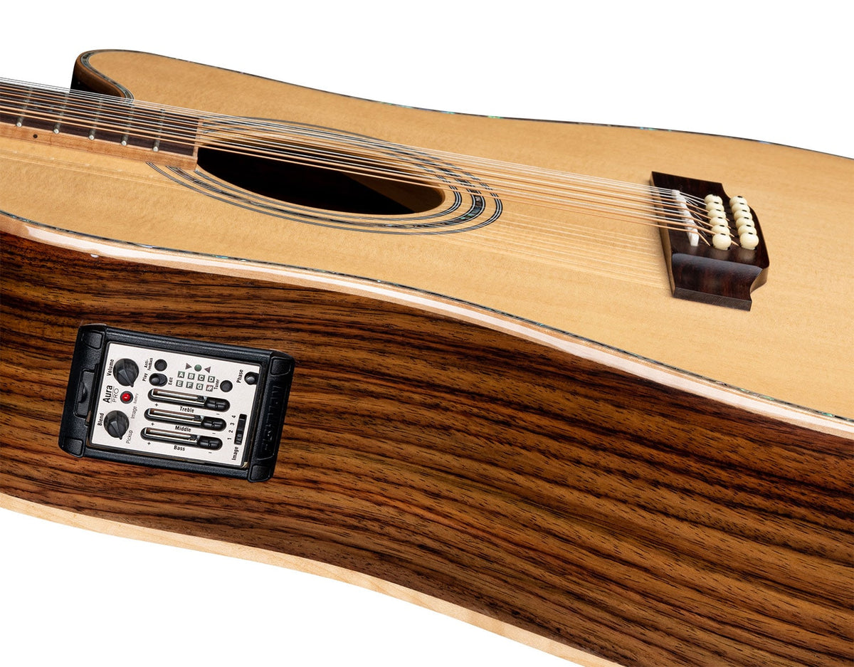 ZAD900CE 12 String Solid Spruce/Rosewood Acoustic Electric AURA Pro Series - DEAL OF THE DAY