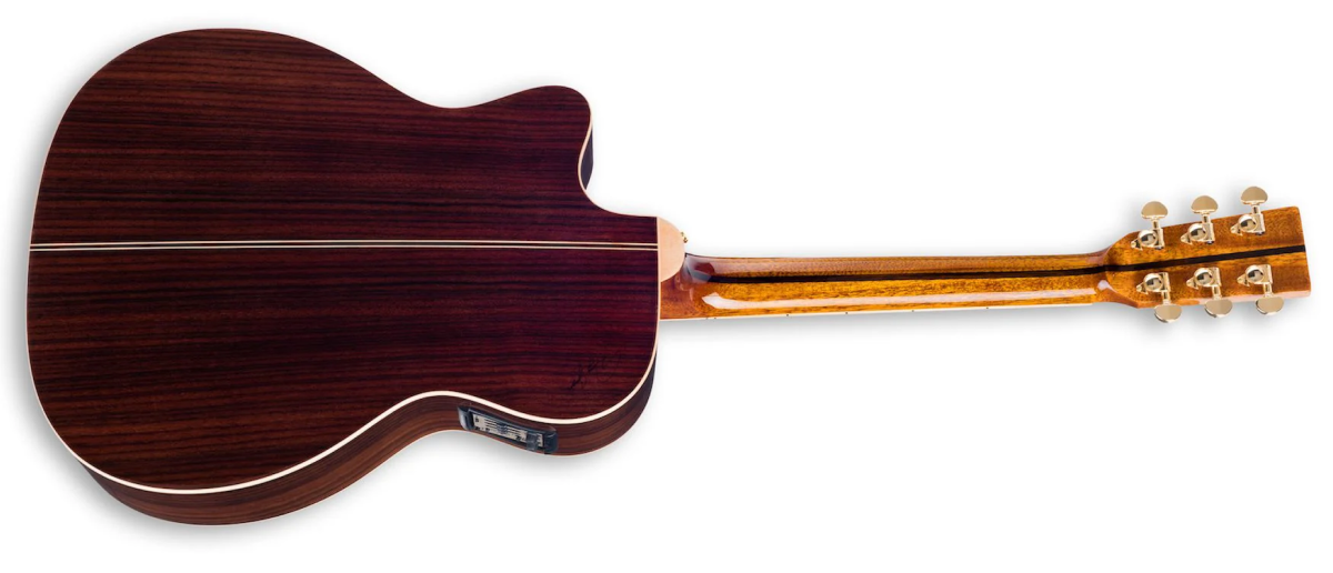 ZAD900CE Solid Spruce/Rosewood Acoustic Electric AURA Smaller “OM” Size