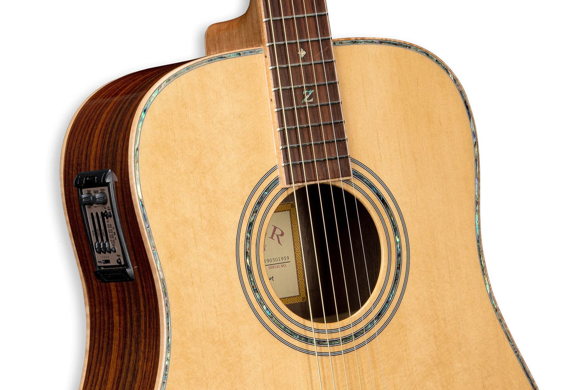 ZAD900E Solid Spruce/Rosewood Acoustic Electric AURA Pro Series Full Box Deal Of The Day