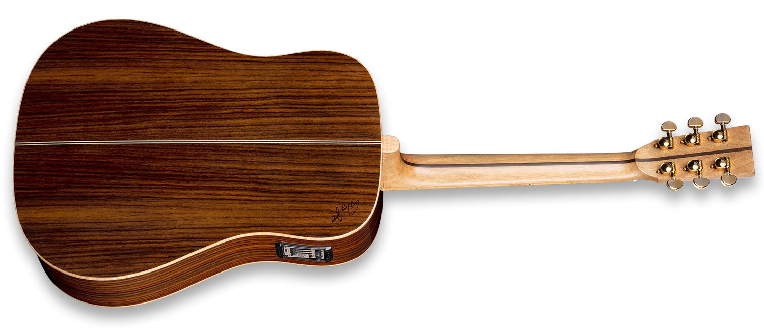 ZAD900E Solid Spruce/Rosewood Acoustic Electric AURA Pro Series Full Box