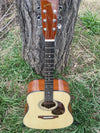 zad20 solid spruce acoustic guitar