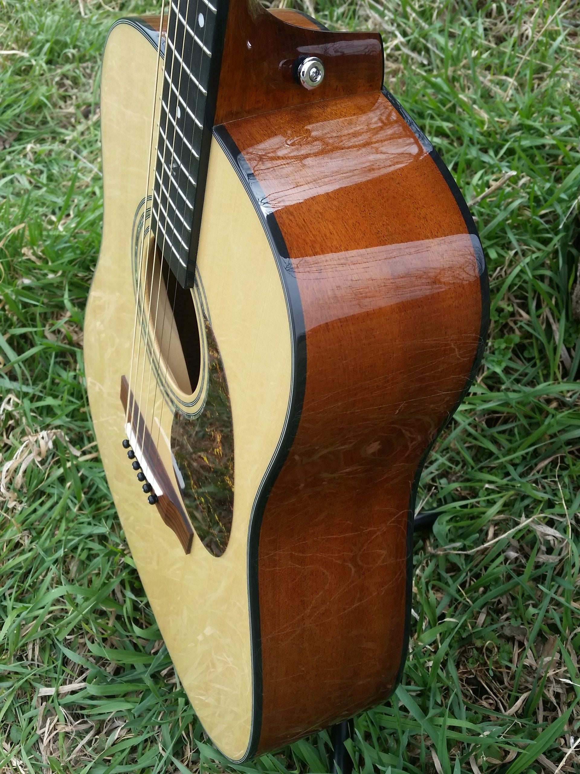 zad20 solid spruce acoustic guitar