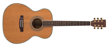 ZAD80 Solid Cedar/Rosewood Acoustic Pro Series Smaller "OM" Size