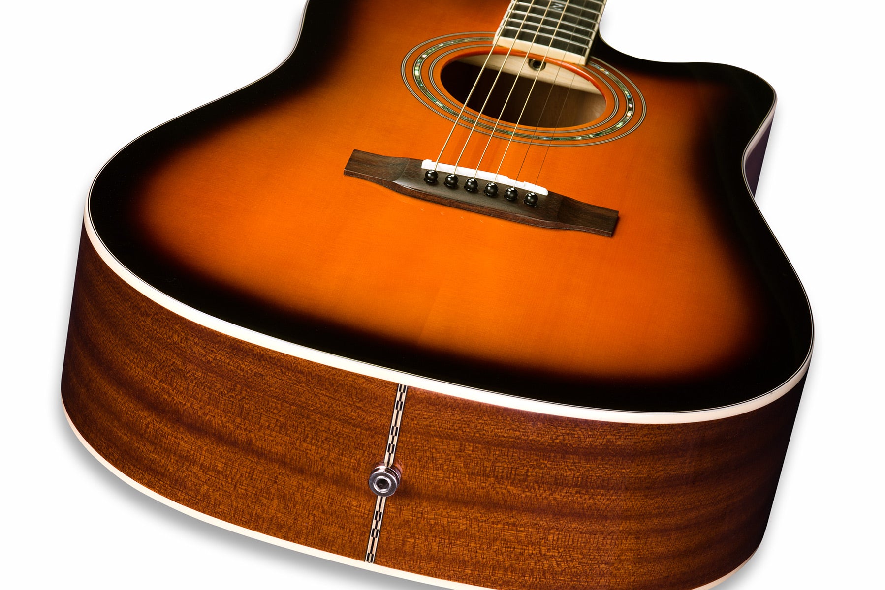 zad50ce sunburst guitar