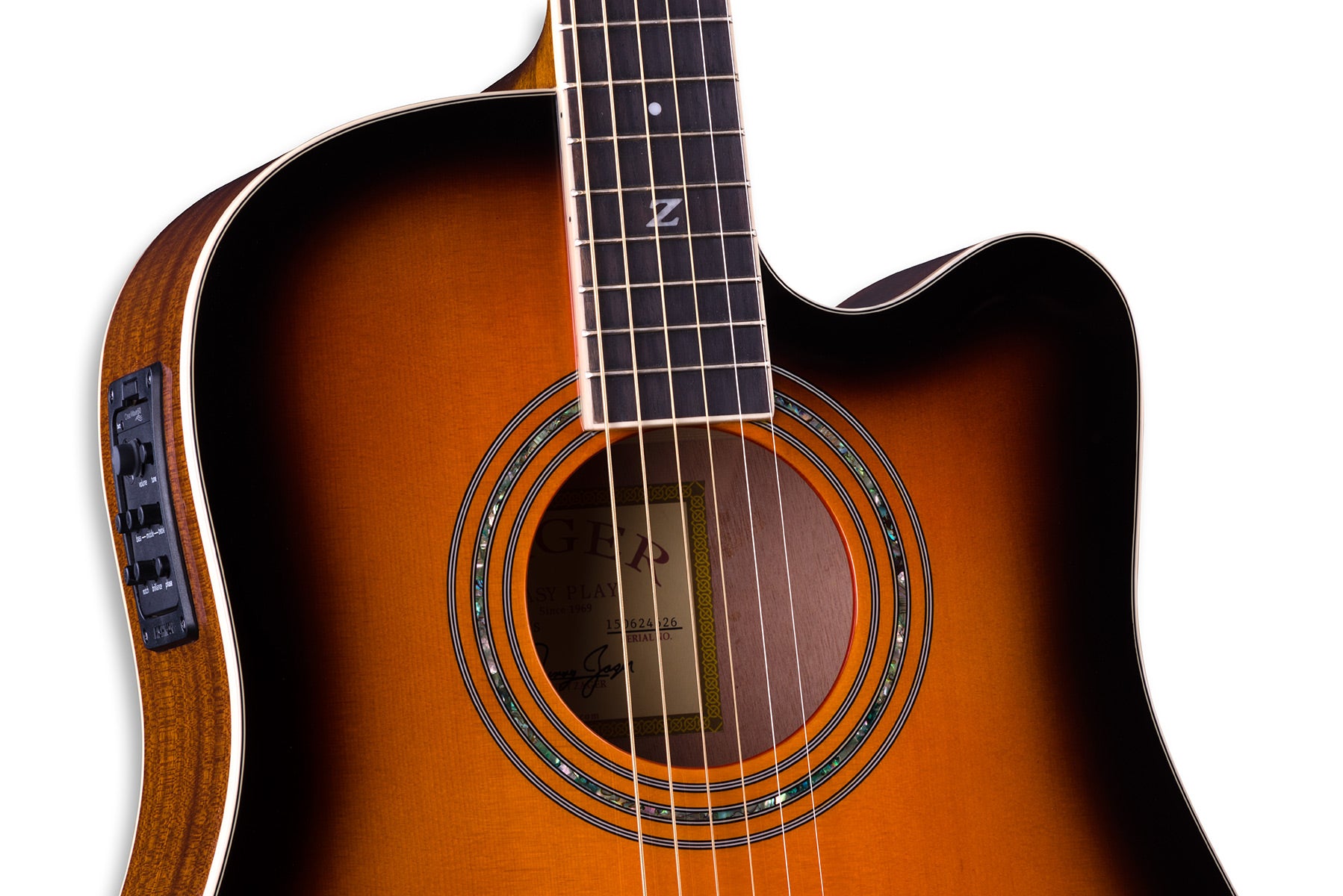 zad50ce sunburst soundhole