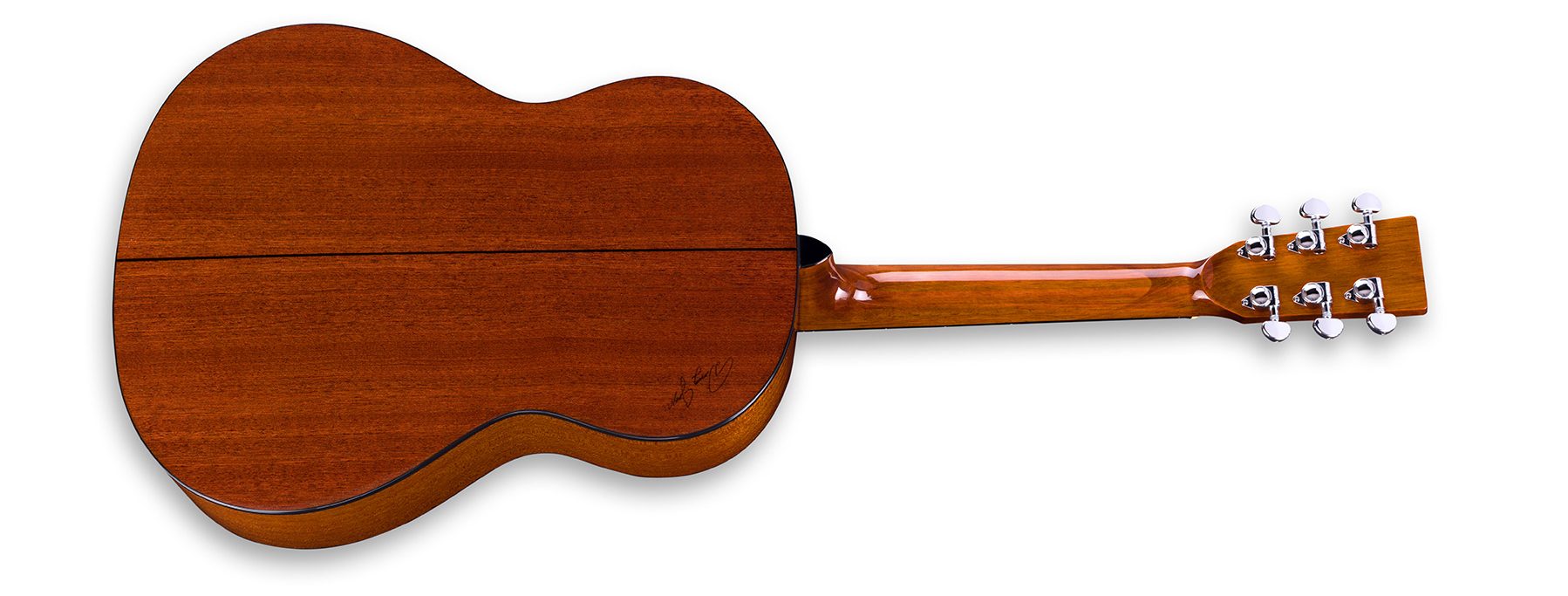 parlor size solid guitar