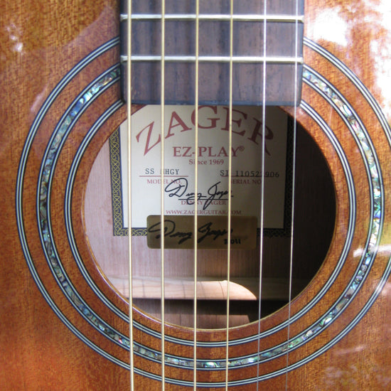 parlor size mahogany acoustic guitar