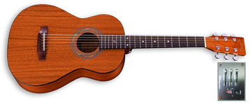 travel size mahogany electric guitar
