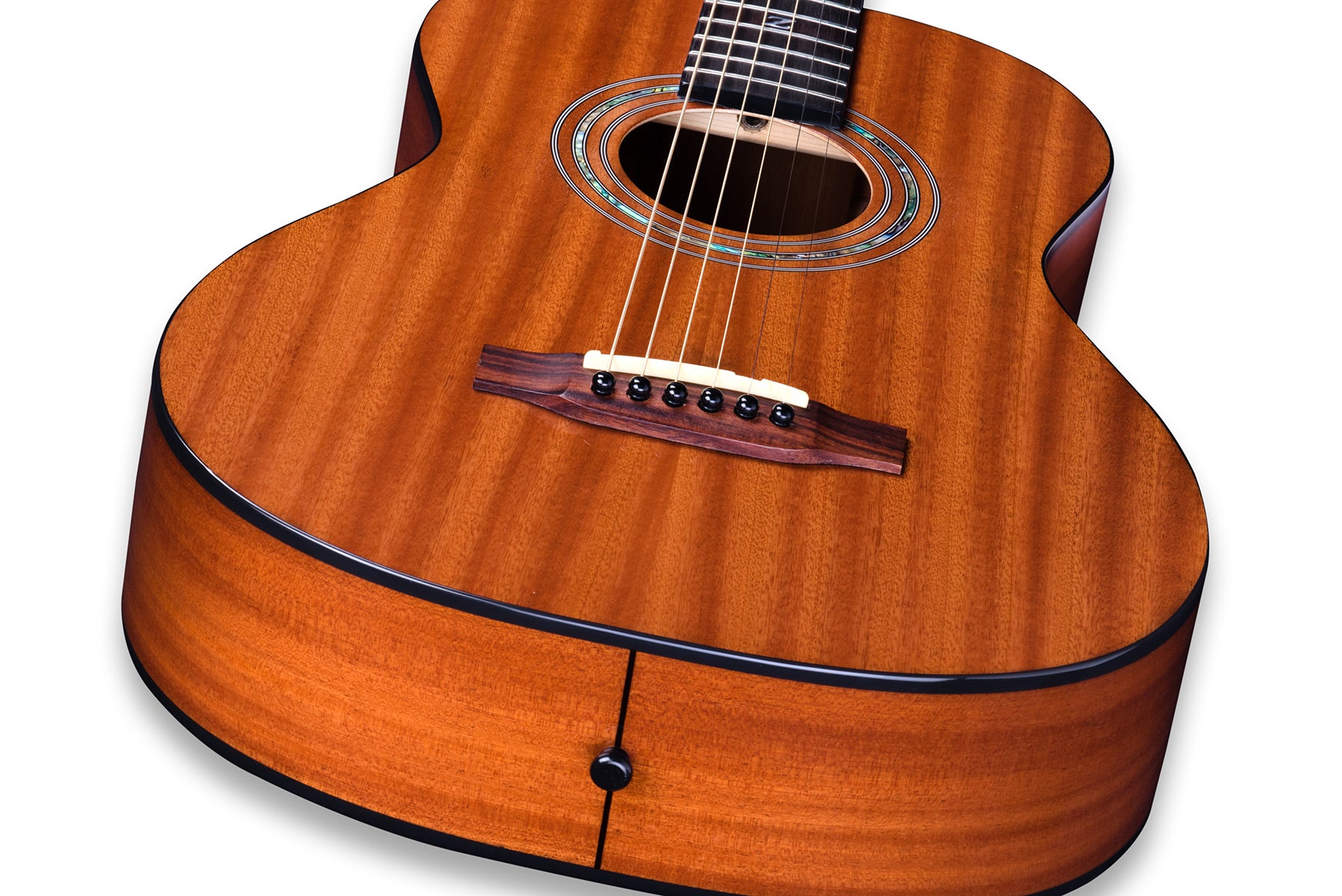 travel size solid electric guitar