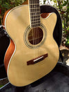 ZAD50CE Solid Spruce/Mahogany Acoustic Electric Smaller "OM" Size (Discount)