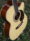 zad50ce solid spruce acoustic guitar