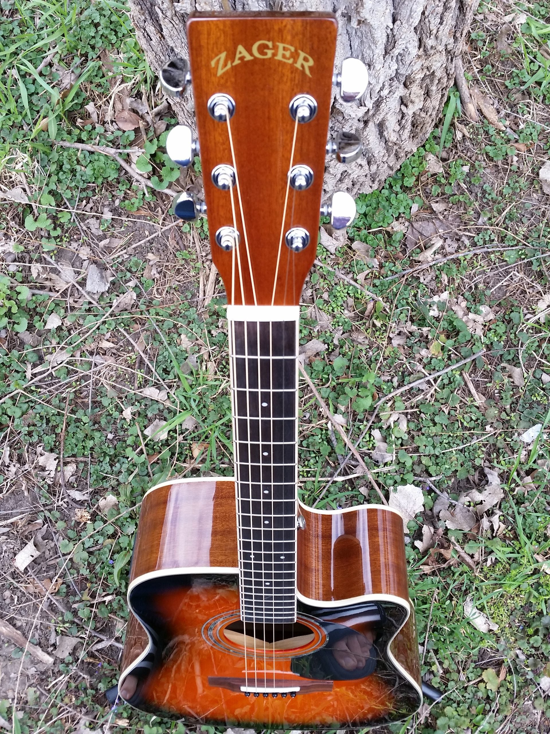 zad50ce sunburst guitar