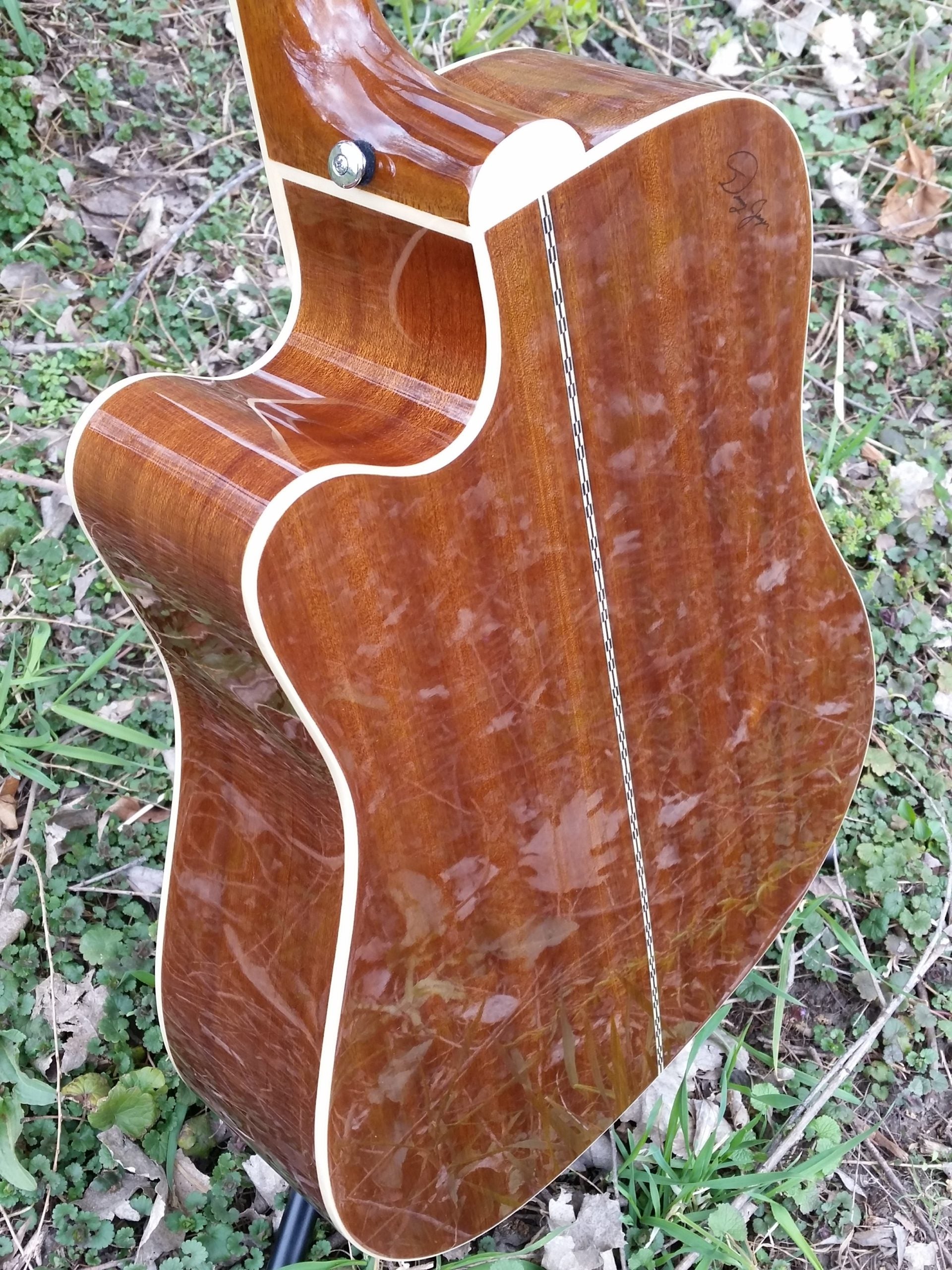 zad50ce sunburst guitar