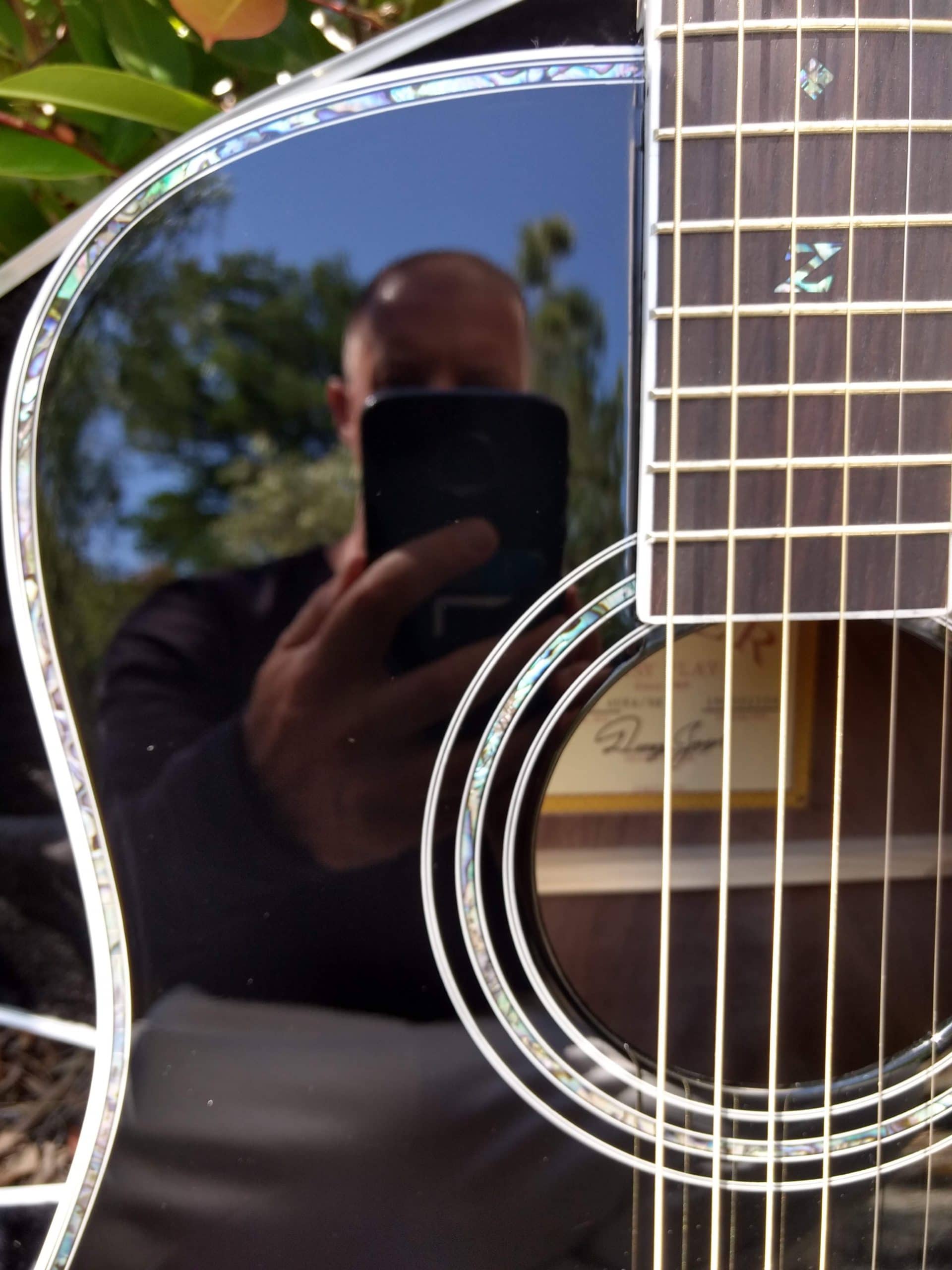 ZAD80CE "AURA" Black Lacquer Special Edition Solid Cedar/Rosewood Acoustic Electric Pro Series