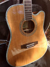 ZAD80CE Solid Cedar/Rosewood Acoustic Electric "AURA" Pro Series