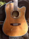 ZAD80CE Solid Cedar/Rosewood Acoustic Electric "AURA" Pro Series