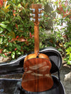 Parlor Size Solid African Mahogany Acoustic Electric
