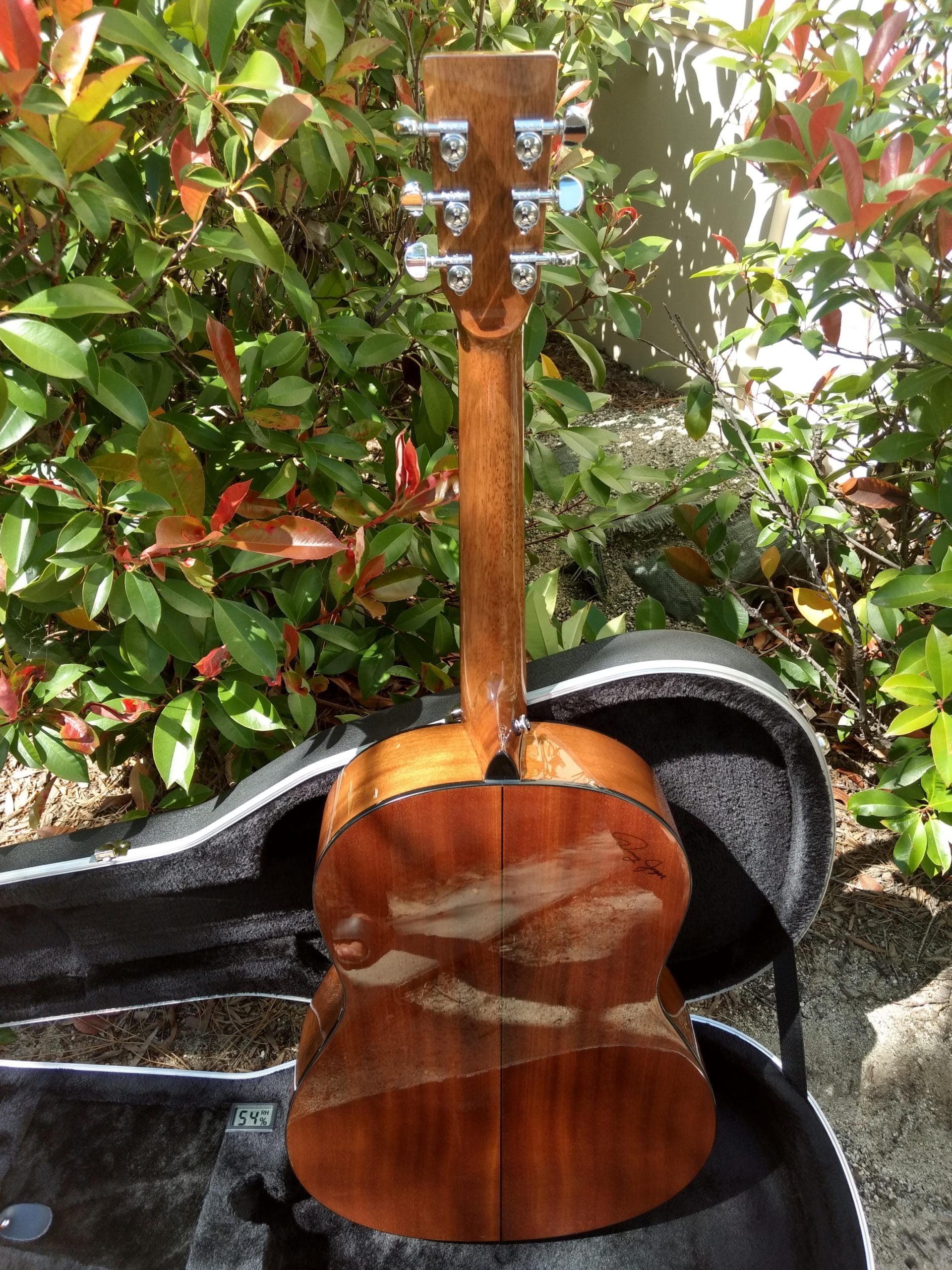 Parlor Size Solid African Mahogany Acoustic Electric