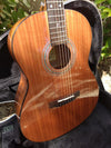 Parlor Size Solid African Mahogany Acoustic Electric