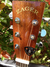 Parlor Size Solid African Mahogany Acoustic Electric
