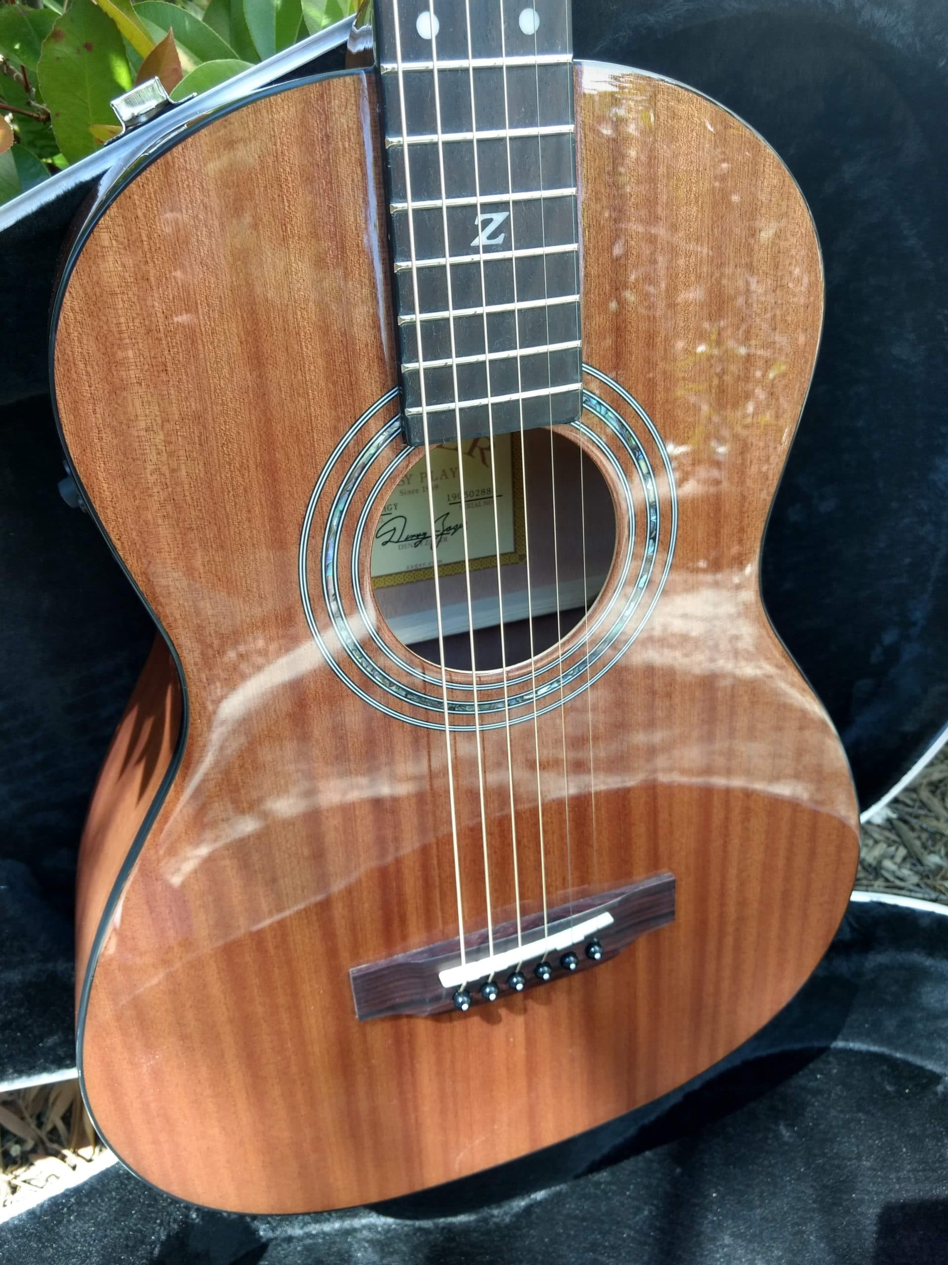 Travel Size Solid African Mahogany Electric (Discount)