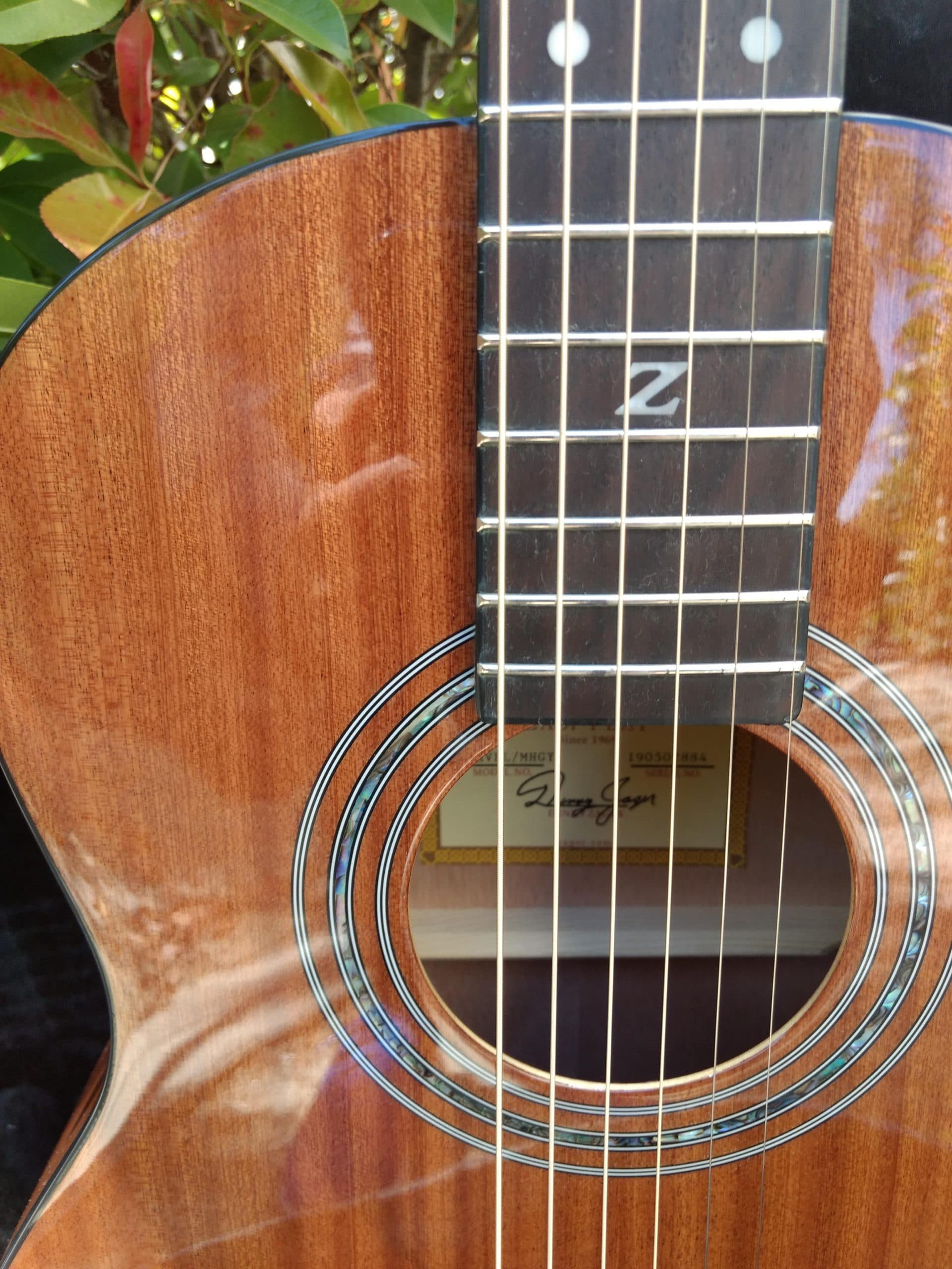 Travel Size Solid African Mahogany Electric (Discount)
